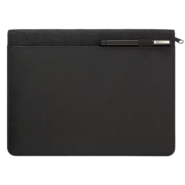 FSC® Mix Vienna Heathered Zippered Padfolio