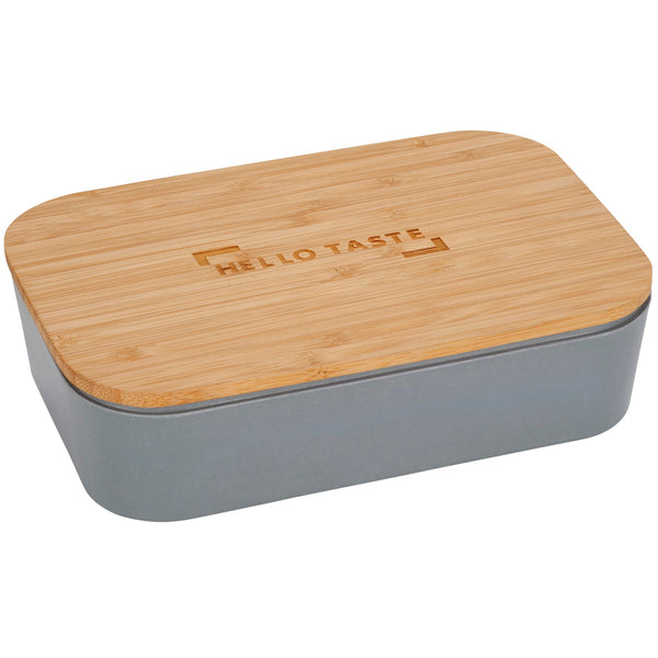 Bamboo Fiber Lunch Box with Cutting Board Lid