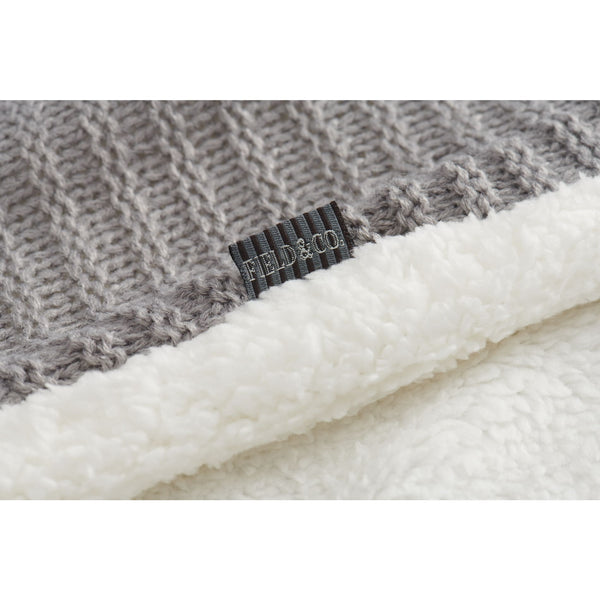 Field & Co.® Cable Knit Sherpa Blanket