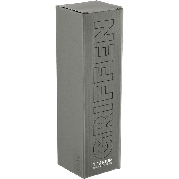 Bouteille de sport Griffen en titane 25oz
