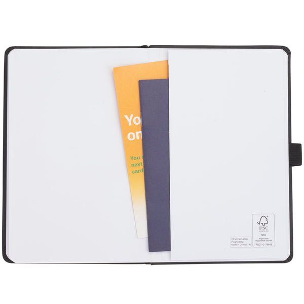 Journal en cuir d'ananas mélangé FSC® de 5,5