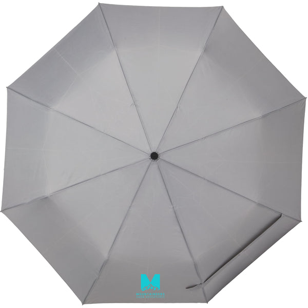 Parapluie pliable recyclé à ouverture automatique de 42 po