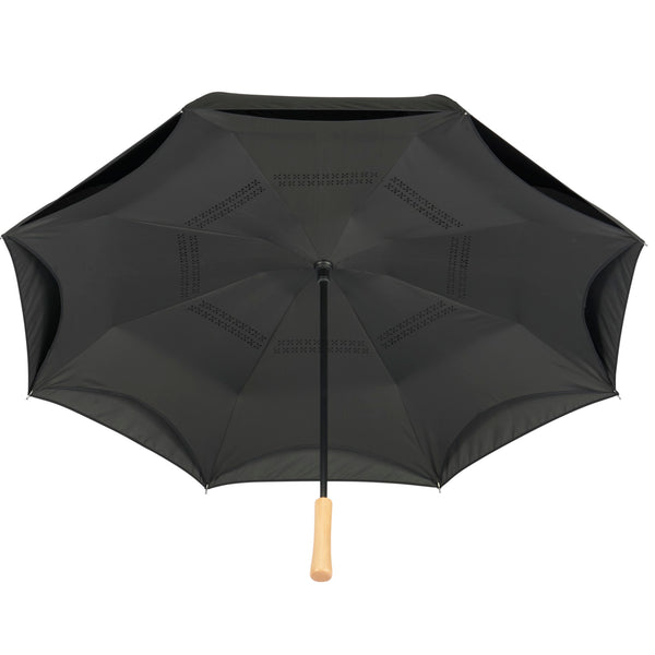 Parapluie à inversion manuelle recyclé 48 po
