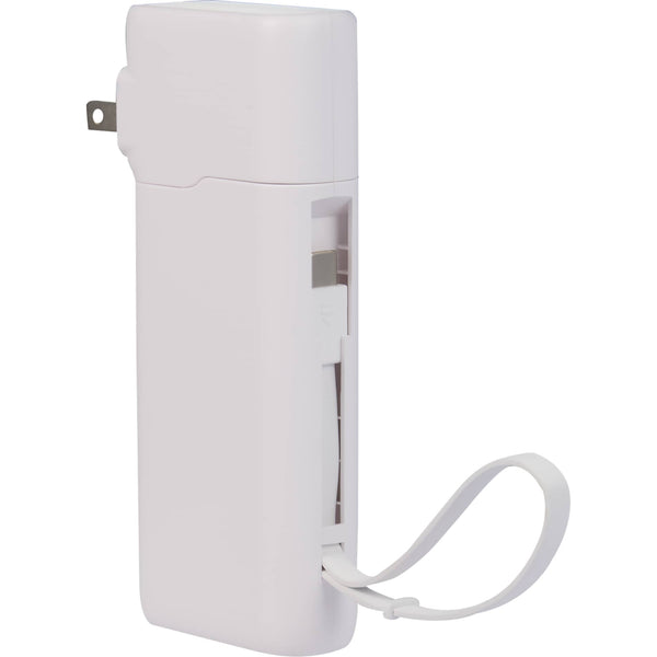 UL Listed 10,000 mAh 20W PD Power Bank with AC Plu