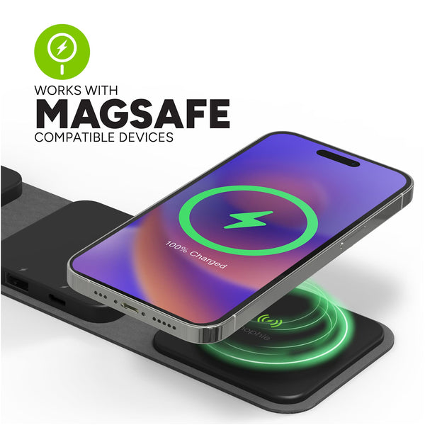 Chargeur de voyage mophie® Snap + multi-appareils