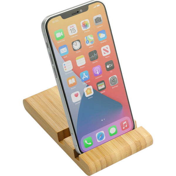 Estand FSC® 100% Bamboo Phone and Tablet Stand