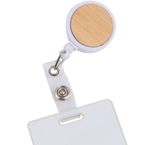 Porte-badge en bambou