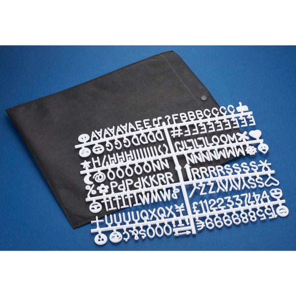 Lettres pour le tableau en feutre
