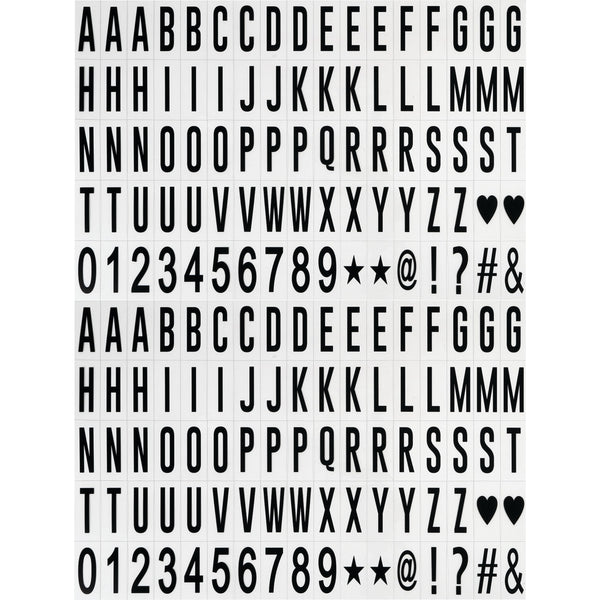 Lettres pour caisson lumineux de cinéma-grande