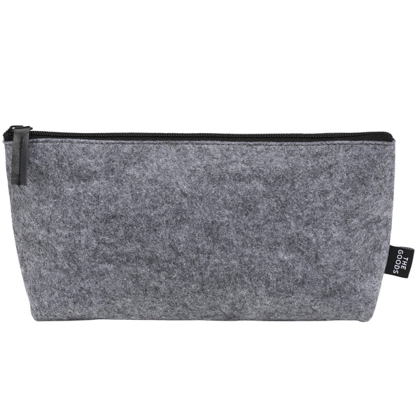 THE GOODS™ Recycled Felt Zippered Pouch