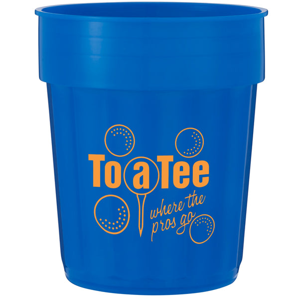 Coupe de stade cannelée de 16 oz