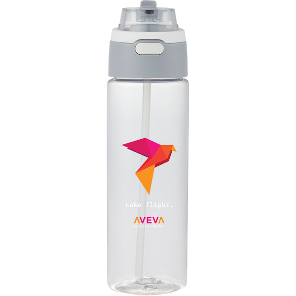 Bouteille de sport Ella RPET à paroi simple de 700 ml