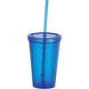 Gobelet Iceberg à double paroi de 16 oz avec paille