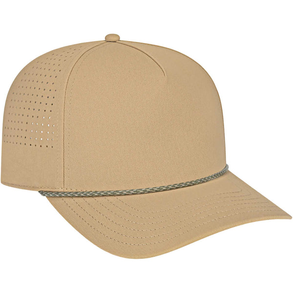 Cap America Summit Perforated Cap with Rope