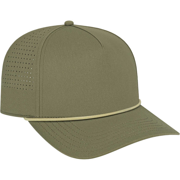 Cap America Summit Perforated Cap with Rope