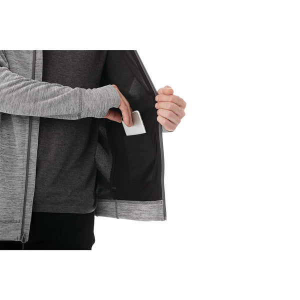 Sweat à capuche zippé en tricot ODELL pour hommes