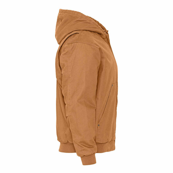 Veste de travail à capuche en toile de canard lavée Berne Heartland