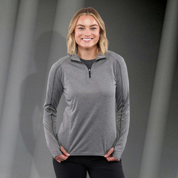 Pull zippé en tricot TAZA pour femmes