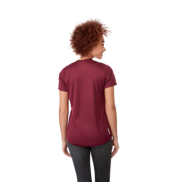 T-shirt technique à manches courtes Omi pour femmes