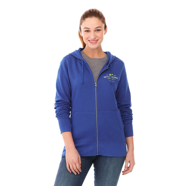 Sweat à capuche zippé en polaire CYPRESS pour femmes