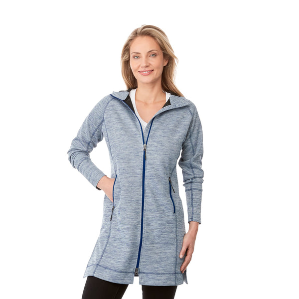 Sweat à capuche zippé en tricot ODELL pour femmes