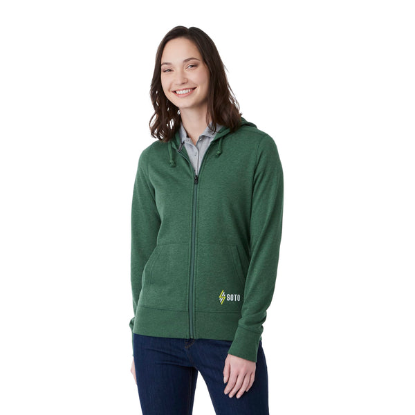 Sweat à capuche entièrement zippé ARGUS Eco Fleece pour femme