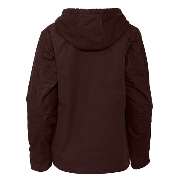 Berne Sherpa-Lined Softstone Duck Hooded Jacket